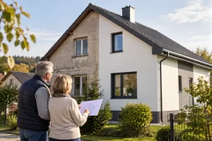 Iki 85 % parama namo renovacijai: pora prie nerenovuoto individualaus namo su renovacijos planu